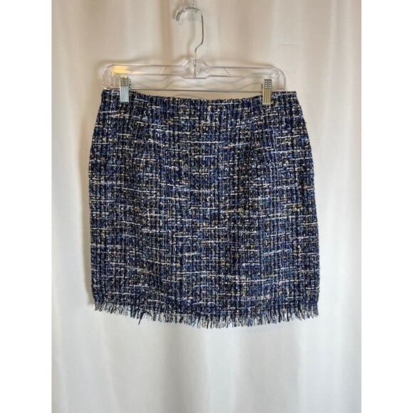 Vero Moda Tweed Mini Skirt VMChantelle Women's 6 Multicolor New Pockets - Picture 2 of 8